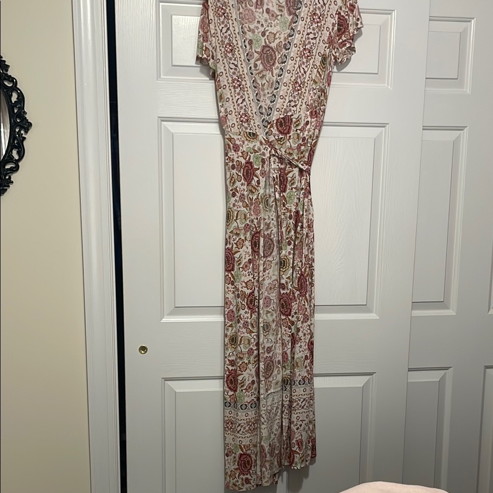 Floral Wrap Dress